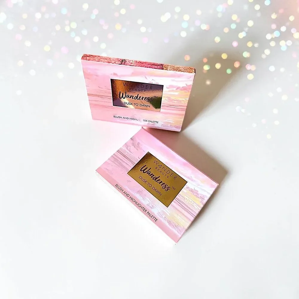 Wander Beauty Wanderess Dusk to Dawn Blush and Highlighter Palette NIB